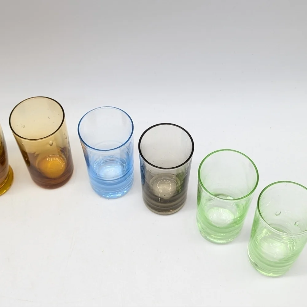 Vintage Shot Glass Bundle Of 8